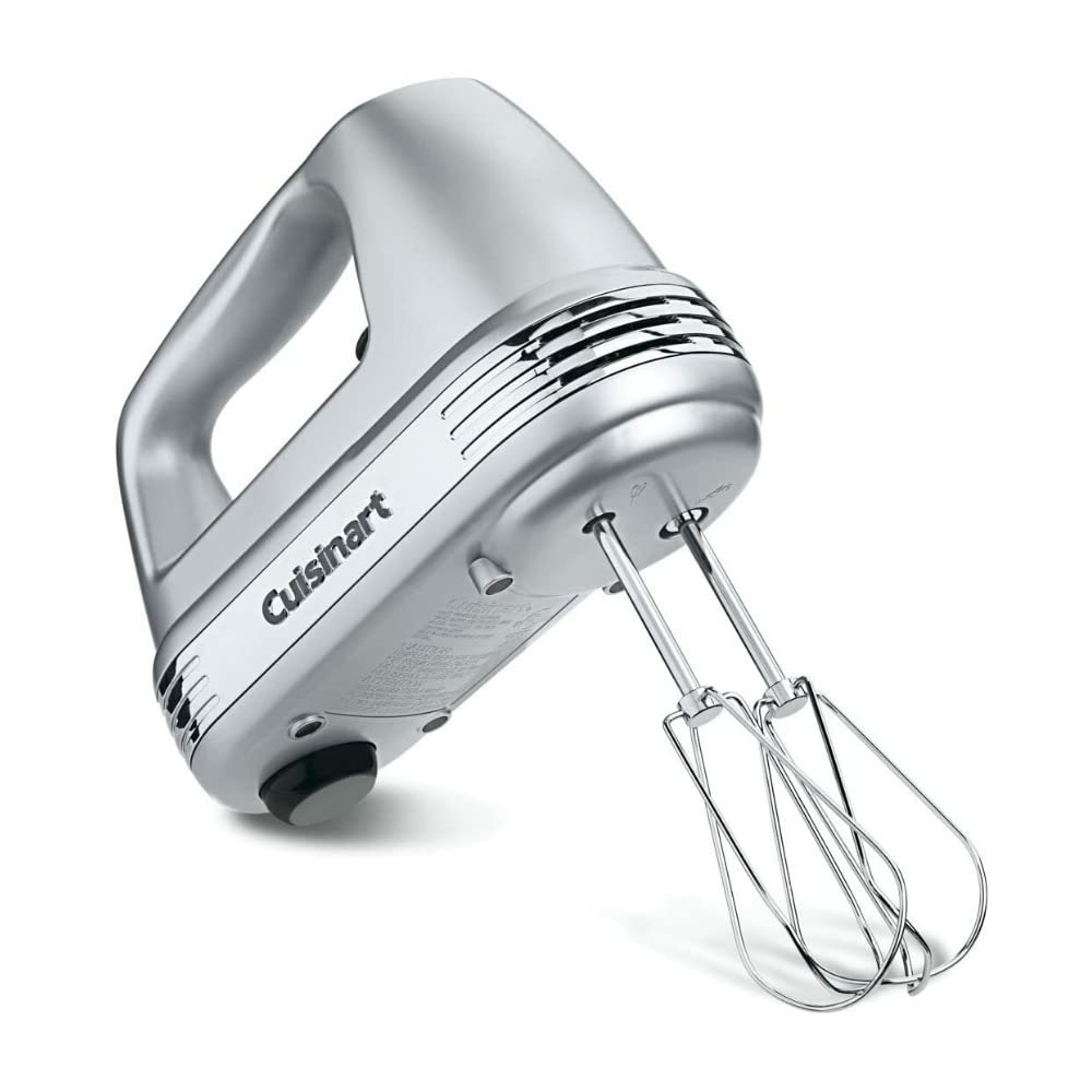 Cuisinart HM-90BCS Power Advantage Plus 9-biegowy mikser ręczny z etui do przechowywania, szczotkowany chrom
