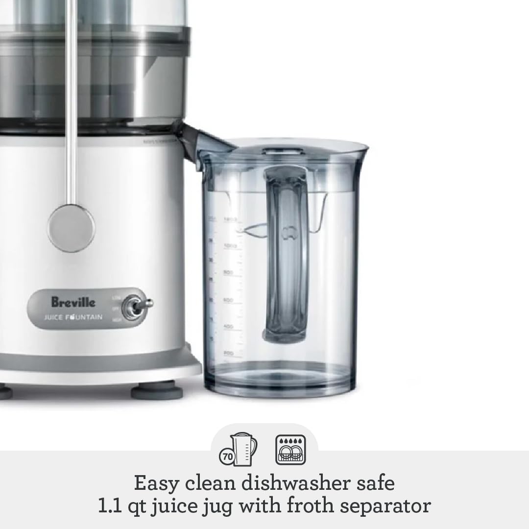 Фонтан для соку Breville Plus JE98XL, сріблястий