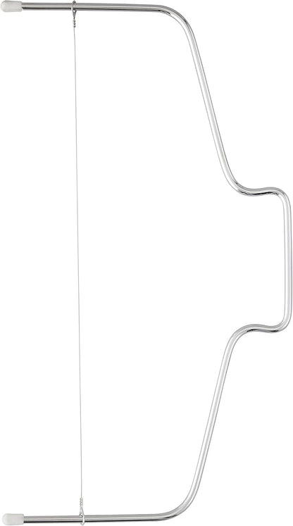 Wilton Adjustable Cake Leveler & Slicer, Stainless Steel Wire, Adjustable Cake Tool With Layer Cutting Feature, Baking Supplies And Baking Tools (Silver)