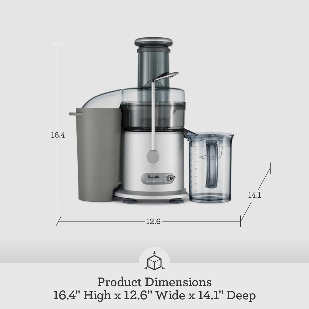 Фонтан для соку Breville Plus JE98XL, сріблястий
