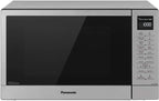 Panasonic NN-SN68KS Kompaktowy Kuchenka Mikrofalowa o Mocy 1200 W, Gotowanie z Czujnikiem, Przycisk Popcornu, Szybkie 30 Sekund i Turbo Rozmrażanie, 1.2 cu.ft, Stal Nierdzewna