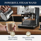 De'Longhi La Specialista Espresso Machine with Grinder, Milk Frother, 1450W, Barista Kit - Bean to Cup Coffee & Cappuccino Maker,Stainless Steel, Black
