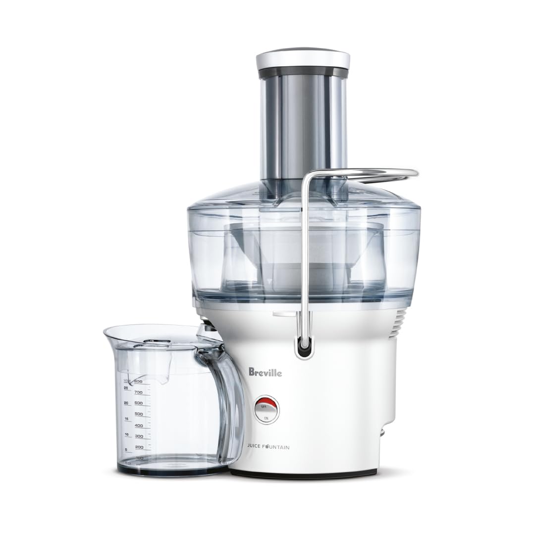 Breville the Juice Fountain Compact Juicer, 10" x 10.5" x 16", Silver