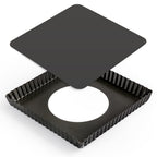 Rectangular Tart Pan 14 Inch Nonstick Quiche Pie Pan with Removable Bottom Tart Pan for Pies, Quiche Bakeware, Cheese Cakes, Desserts
