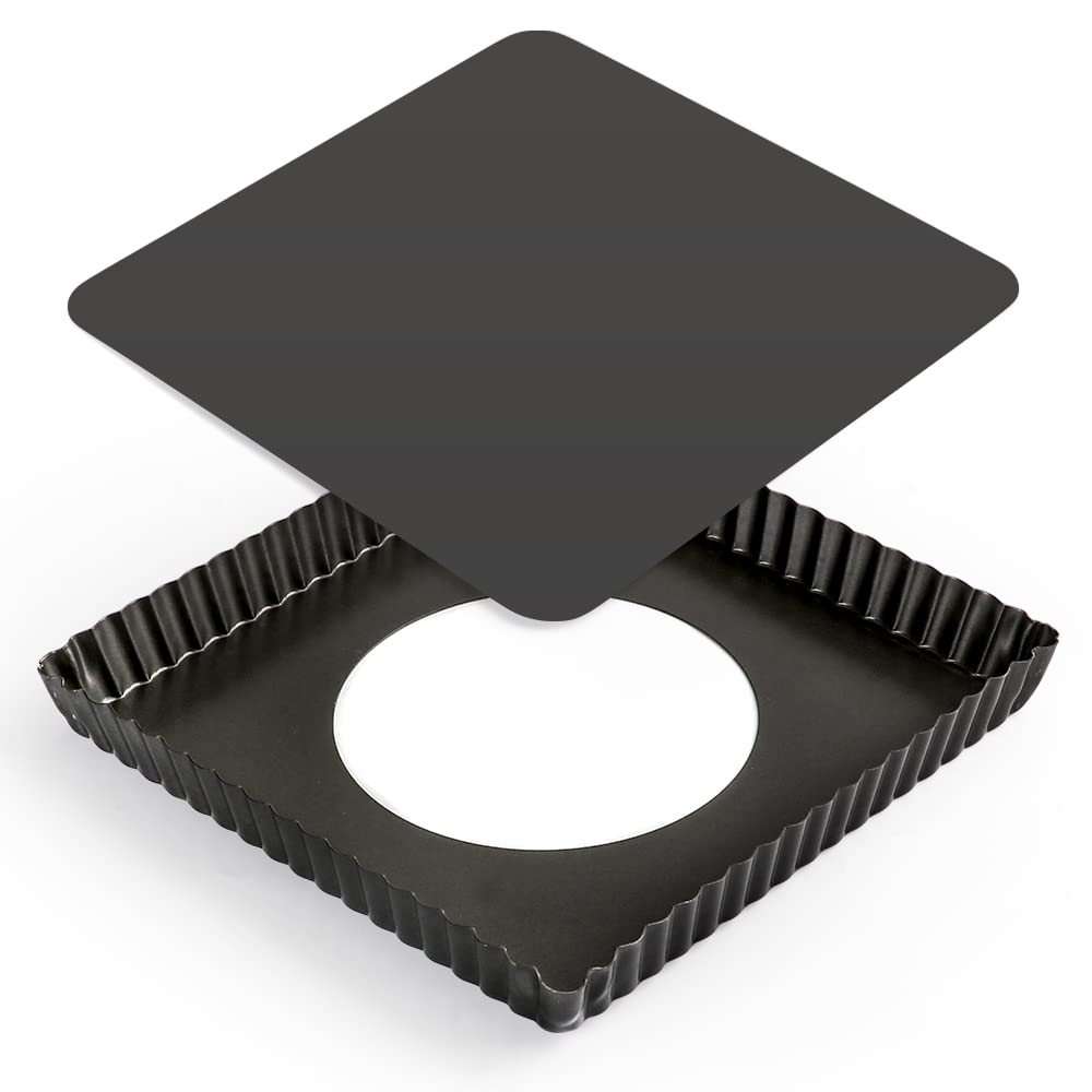 Rectangular Tart Pan 14 Inch Nonstick Quiche Pie Pan with Removable Bottom Tart Pan for Pies, Quiche Bakeware, Cheese Cakes, Desserts