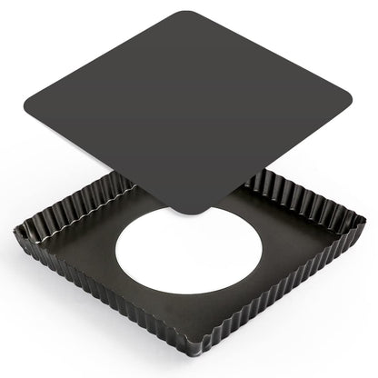 Rectangular Tart Pan 14 Inch Nonstick Quiche Pie Pan with Removable Bottom Tart Pan for Pies, Quiche Bakeware, Cheese Cakes, Desserts