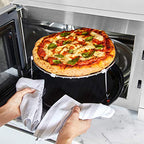 Kuchenka mikrofalowa Panasonic HomeChef 4 w 1 z frytkownicą powietrzną, pieczeniem konwekcyjnym, grillem FlashXpress, technologią mikrofal inwerterowych, 1000 W, 1,2 stopy sześciennej z łatwym w czyszczeniu wnętrzem - NN-CD87KS (stal nierdzewna)