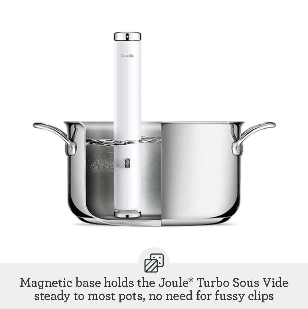 Breville Joule Turbo Sous Vide Machine BSV600PSS, Polished Stainless Steel