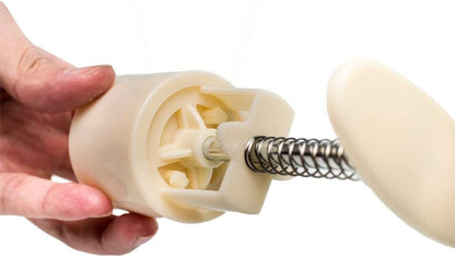 Cookie Press Mid-Autumn Festival Hand-Pressure Moon Cake Mould with 6 Pcs Mode Pattern for 1 Sets - 50g Cookie Stamp Mooncake Mold Set - Cookie Stamps DIY Decoration Press Cake Cutter