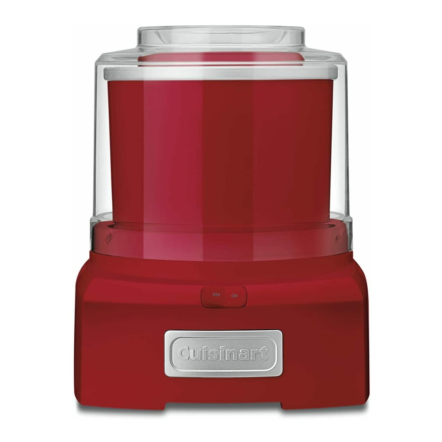 Cuisinart ICE-21RP1 1.5-Quart Frozen Yogurt, Ice Cream and Sorbet Maker, Double Insulated Freezer Bowl elminates the need for Ice and Makes Frozen Treats in 20 Minutes or Less, Red