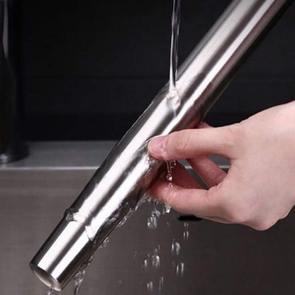 Smooth Stainless Steel Rolling Pin for Baking Fondant, Pizza, Pie, Pastry, Pasta, Dough, Cookies (12.8in)