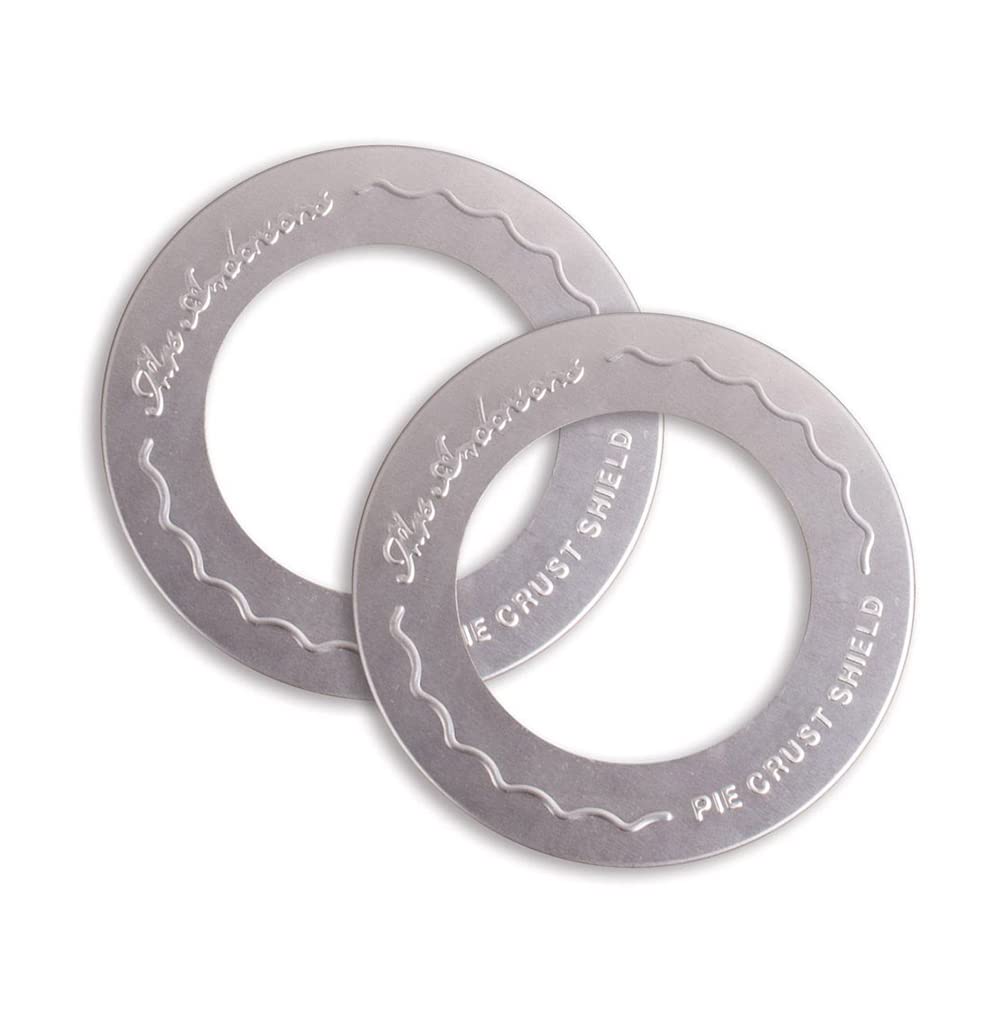 Mrs. Anderson's Baking Pie Crust Protector Shield, Fits 9.5 and 10-Inch Plates, Set of 2