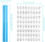 Pack of 72 Alphabet Number Letter Cookie Stamp Set Biscuit Fondant Decorating Baking Impress Mould