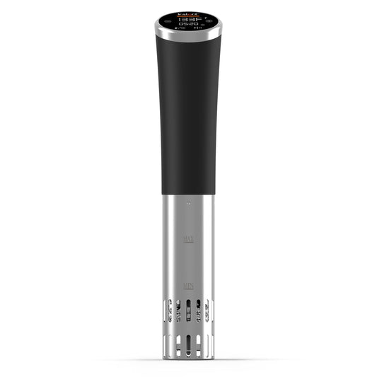 Instant Pot Accu Slim Sous Vide 800W Precision Cooker,Immersion Circulator,Ultra-Quiet Fast-Heating with Big Touchscreen Accurate Temperature and Time Control,Waterproof