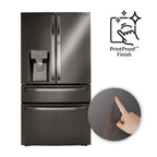 LG LRMDS3006D / LRMDS3006D / LRMDS3006D Розумний холодильник об'ємом 30 куб. футів з Wi-Fi та льодогенератором Craft Ice Maker.