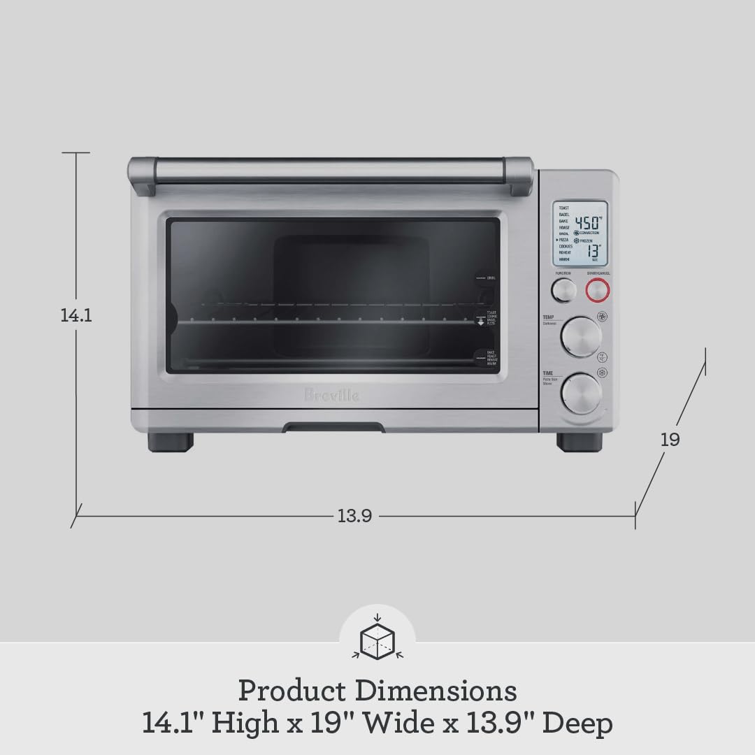 Piekarnik Breville Smart Oven BOV800XL, szczotkowana stal nierdzewna