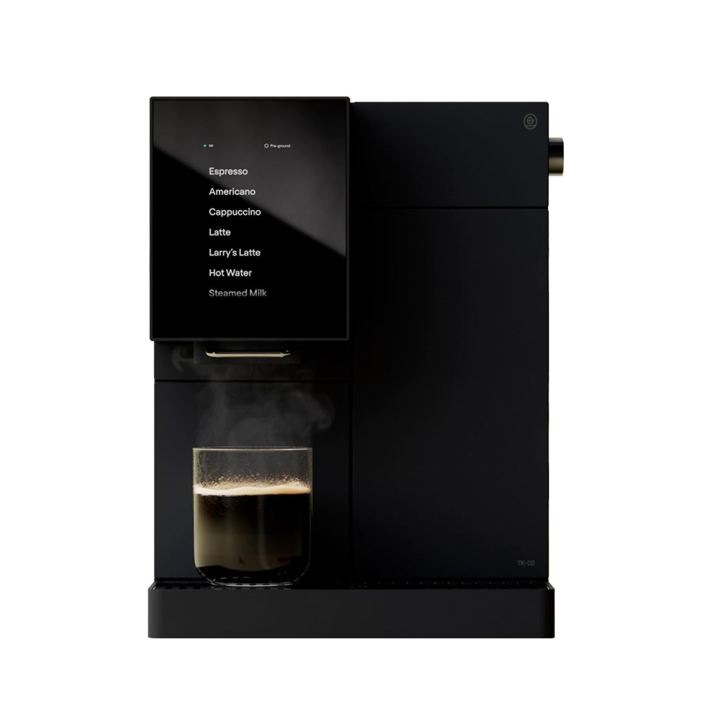 Ekspres do kawy Terra Kaffe Super Automatic Espresso - Ekspres do kawy z obsługą aplikacji - Automatyczne budzenie i uśpienie - Wszystkie rodzaje mleka - Ustawienia espresso zatwierdzone przez palacza - Ekspresy do cappuccino do domu - Czarny TK-02