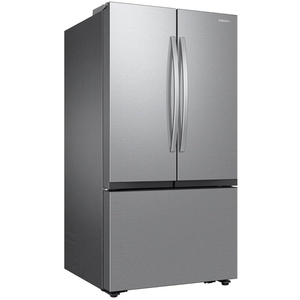 SAMSUNG RF32CG5100SR 32 Cu. Ft. Stal nierdzewna 3-drzwiowa inteligentna lodówka z drzwiami francuskimi