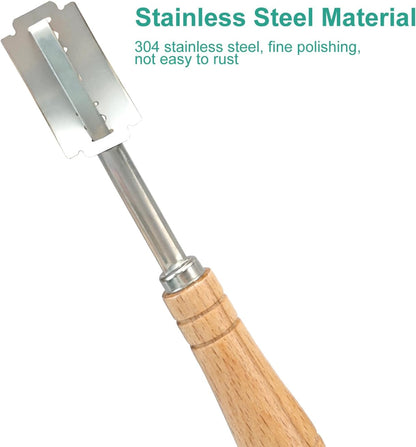 Bread Lame, used for scoring dough, sourdough scoring tool, scoring knife for bread baking, includes 10 Razor blades and a protective cover.