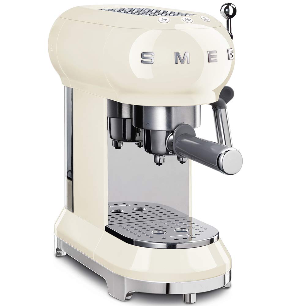 Ekspres do kawy Smeg ECF01CRUS Espresso, jeden rozmiar, 1L, kremowy
