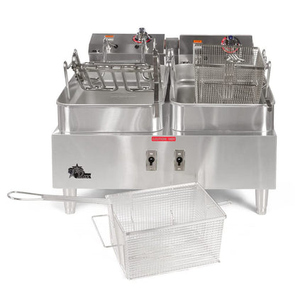 Star Mfg. Star-Max 30 lb Electric Fryer w/ (2)-15 lb Baskets