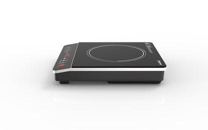 Panana Portable Induction Cooktop Hot Plate Countertop Burner 1800W, 10 Temp Levels, Timer, Auto-Shut-Off, Touch Panel, LED Display, Auto Pot Detection, Child Safety Lock (LED Display - Silver)