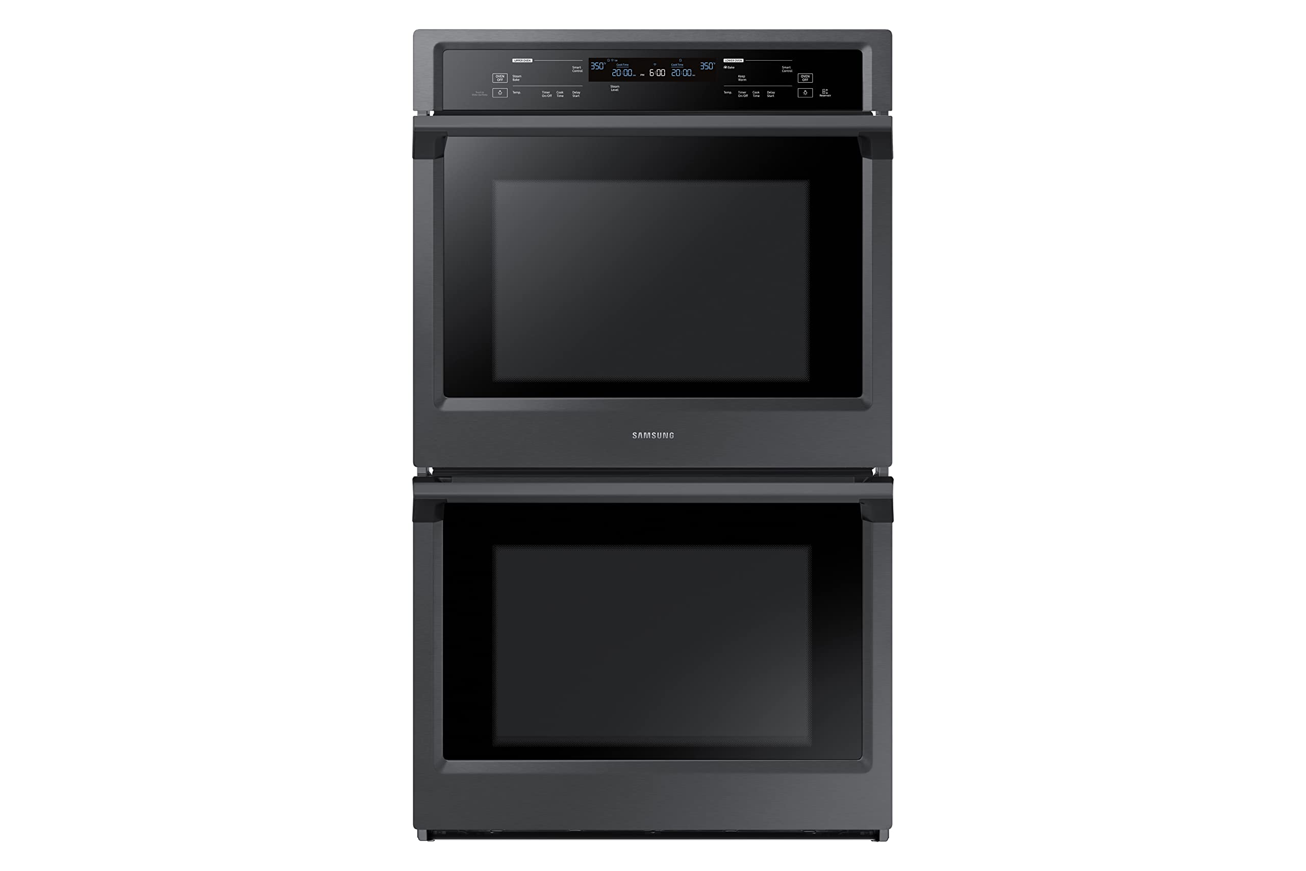 Samsung NV51K6650DG/AA 30" Smart Steam Cook, czarny piekarnik ścienny ze stali nierdzewnej z podwójną ścianą