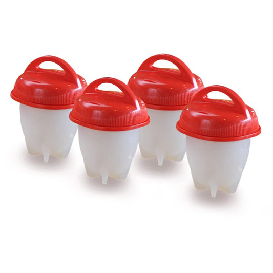 Egglettes Egg Cooker - Hard Boiled Eggs without the Shell, 4 Egg Cups