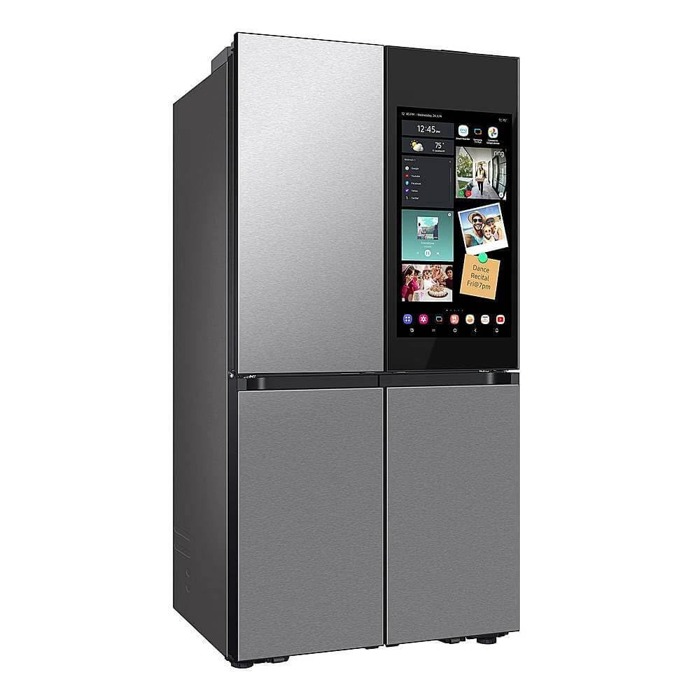 Розумний холодильник SAMSUNG RF29DB9900QD з нержавіючої сталі об'ємом 29 кубічних футів, 4-дверний, з французькими дверцятами