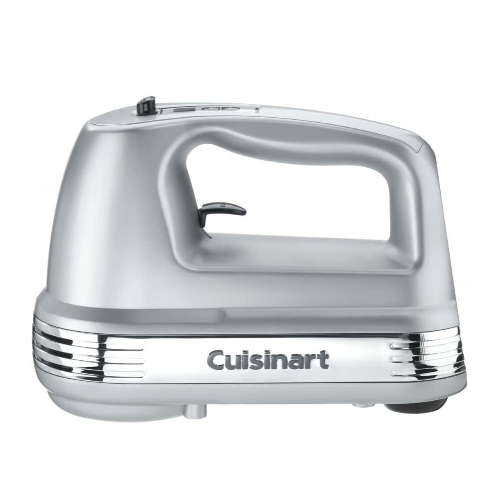 Cuisinart HM-90BCS Power Advantage Plus 9-biegowy mikser ręczny z etui do przechowywania, szczotkowany chrom