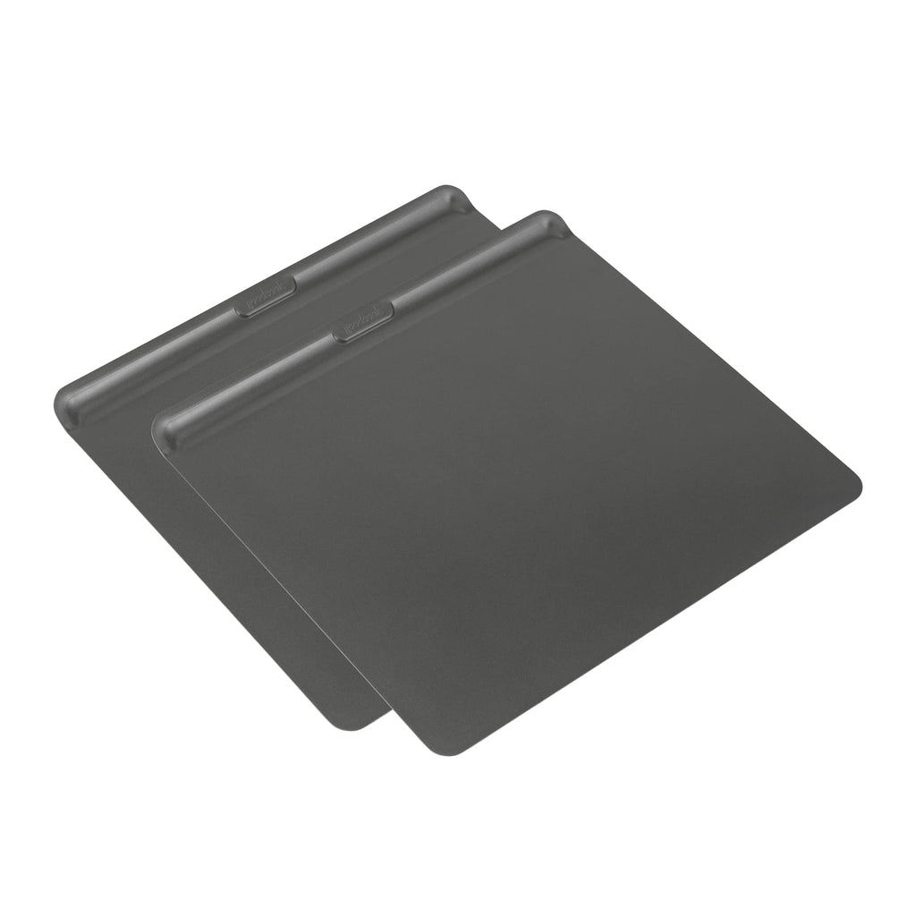 GoodCook AirPerfect Non-Stick Air Insulated Cookie Sheet Set, 2 Piece - Large 16” x 14” & Medium 14” x 12” - Carbon Steel Cooking Pans, Bakeware Set, Cookie Sheets for Baking, Oven Pan Set