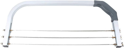 Ejoyous Cake Cutter Leveller, Stainless Steel 3 Wire Slicer for Perfect Cake Cutting Adjustable Cake Leveller Cutting Wire Leveller, for Birthday Layer Cake Ideal Kitchen Baking Tool