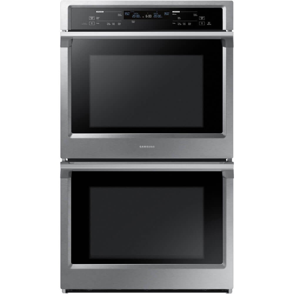 Samsung Appliance NV51K6650DS 30" 10.2 cu. ft. Całkowita pojemność Elektryczny podwójny piekarnik ścienny z górnym grillem, w stali nierdzewnej