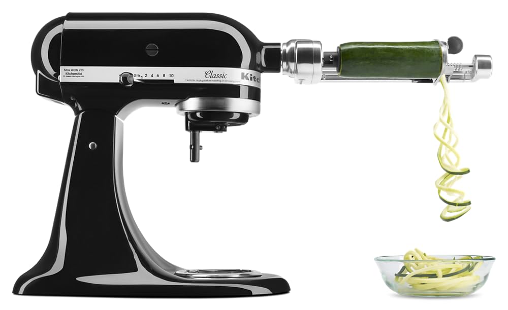 Mikser stojący KitchenAid Classic Series 4,5 kwarty z głowicą pochylaną K45SS, Onyx Black