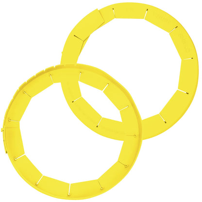 Feilifan Silicone Pie Protectors, Adjustable Silicone Pie Crust Shield Reusable Pie Edge Protector Protector Kitchen Tool for Baking Pie Fit 8" - 11.4" Diameter Pies (2 Pack, Green)