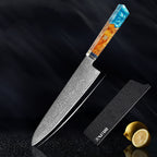 Zestaw kuchenny Nóż Nóż kuchenny ze stali damasceńskiej Nóż kuchenny Nóż szefa kuchni Nóż Santoku Nóż japoński Narzędzie kuchenne