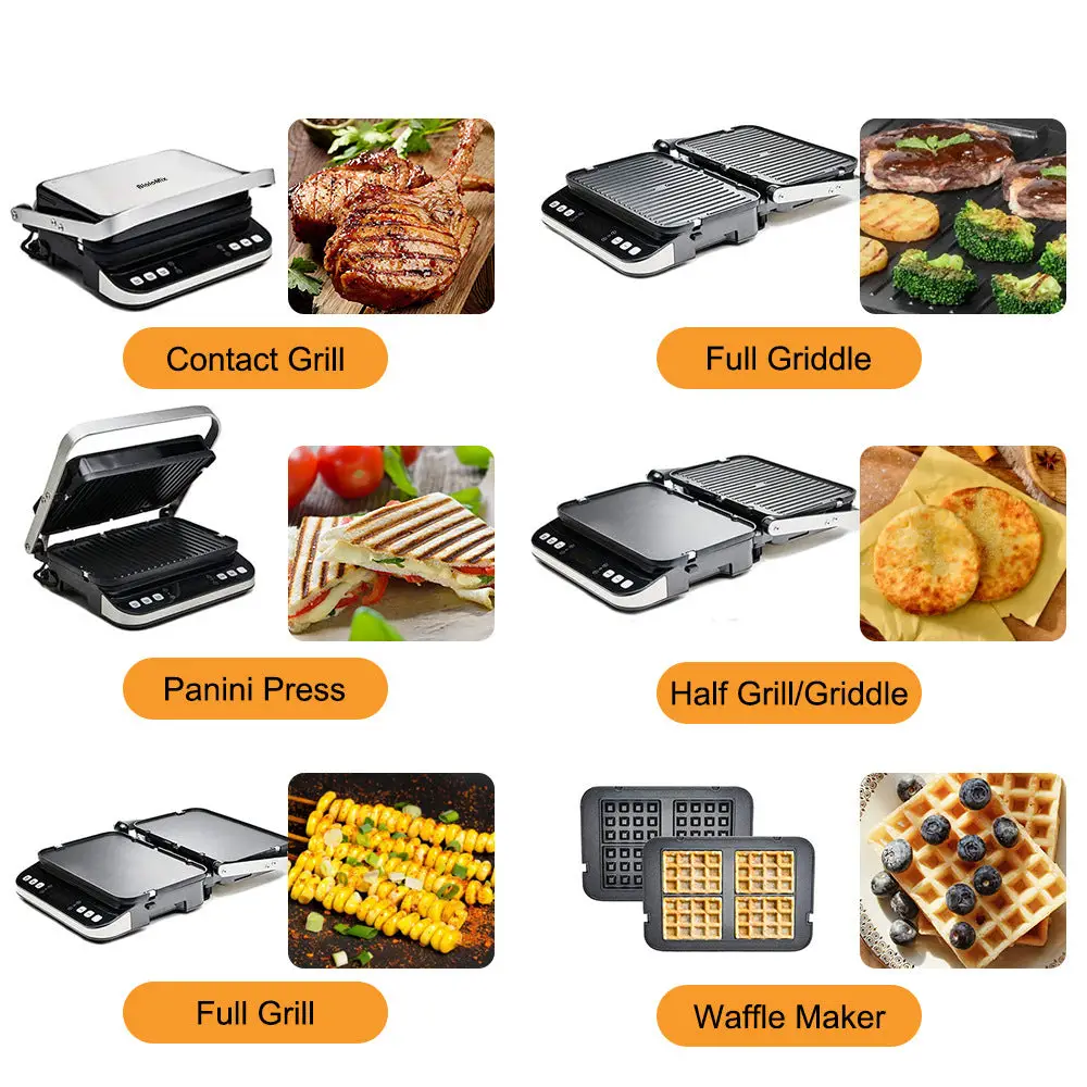 Automatic Electric Grill Pan Steak Machine