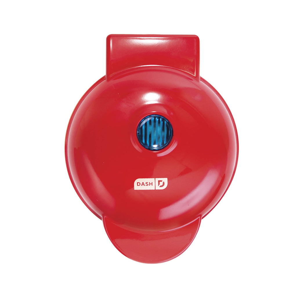 DASH Mini Waffle Maker + Grill + Griddle, 3 w 1 - Czerwony/Aqua/Biały