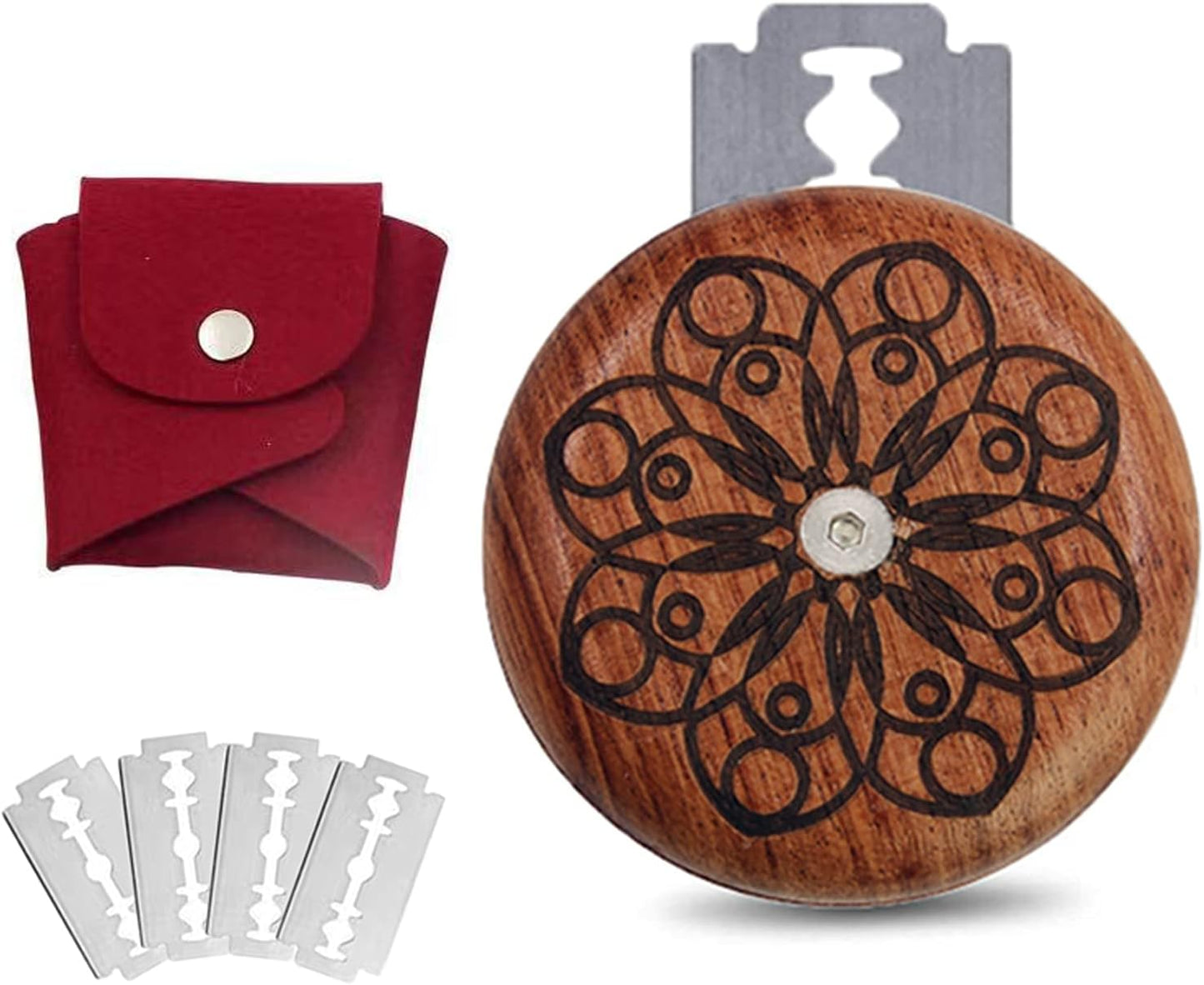 UFO Bread Lame Cutter for Homemade Sourdough Bread Bakers, Cutting Bread Scoring Knife Razor Cutter Slashing Tool, Great Gift for Artisan Bread and Baguette Makers (Circle)