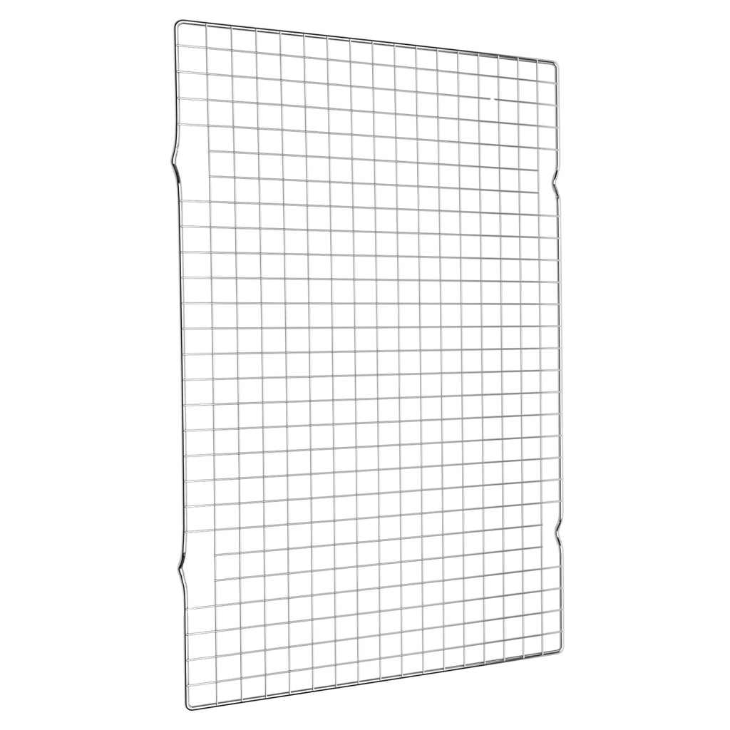 Cooling Rack for Baking 2-Pack, 16x10 Inches Baking Rack, Thick Wire Cookie Rack for Cooking, Roasting, Grilling, Drying, Oven Safe, Fits Half Sheet Pan, Silver