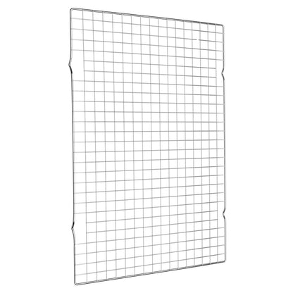 Cooling Rack for Baking 2-Pack, 16x10 Inches Baking Rack, Thick Wire Cookie Rack for Cooking, Roasting, Grilling, Drying, Oven Safe, Fits Half Sheet Pan, Silver