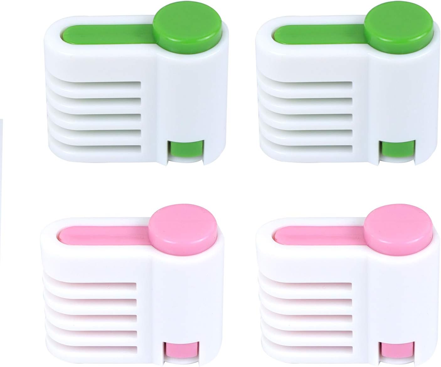 AUEAR, 2 Sets DIY Cake Leveler Slicer Adjustable Bread Cutter 5 Layers for Toast Kitchen Fixator Tool