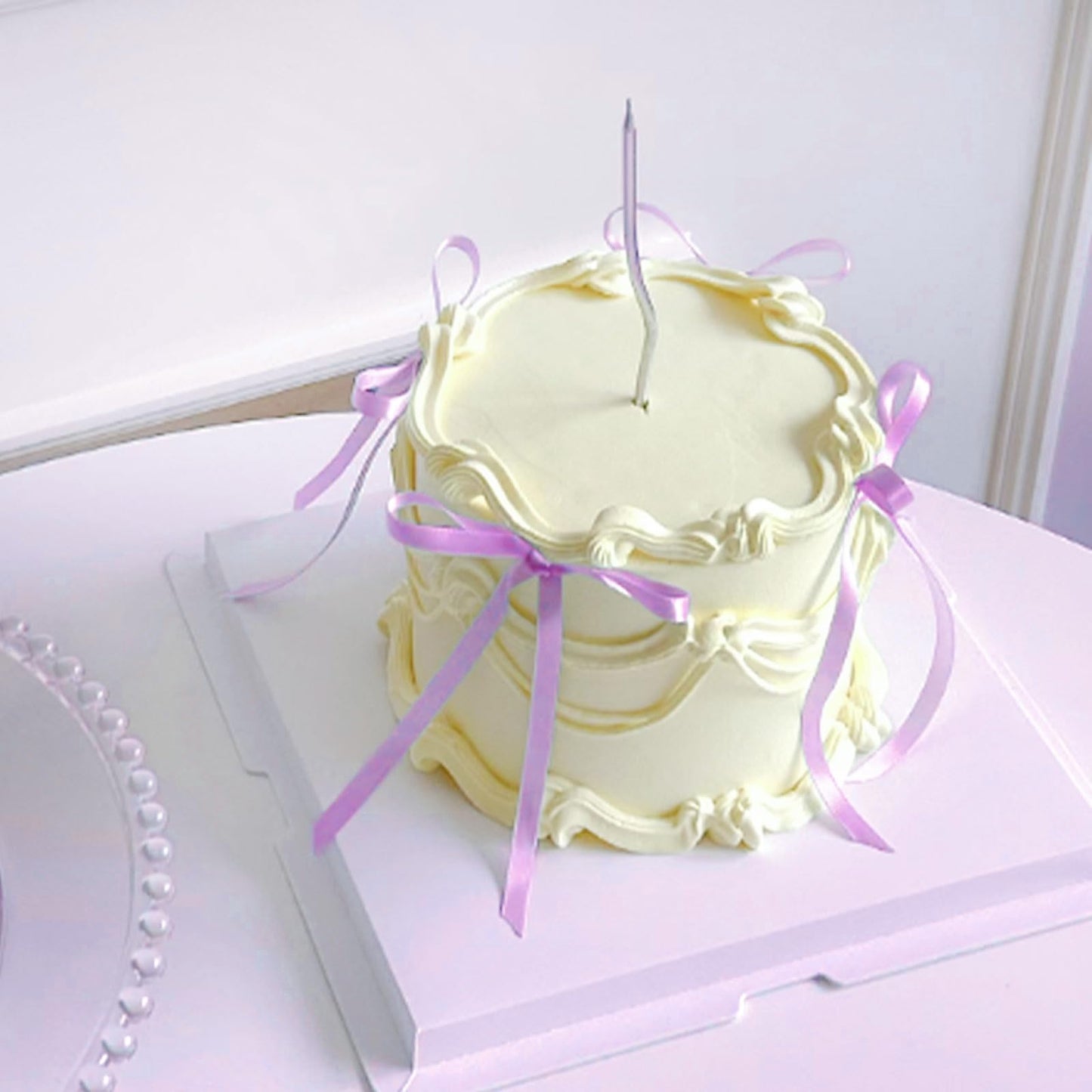 20 Pack Bow Cupcake Toppers Birthday Bowknot Ribbons Coquette Pink Bow High Footed Cup Balloon Wall Party Decorations Bridal Cake Dessert Picks Baby Girl Boy Wedding Party Supplies pink1