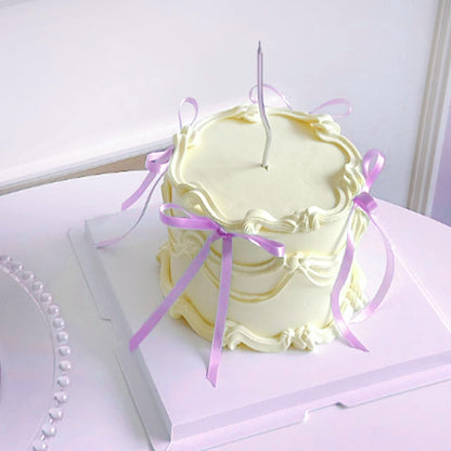 20 Pack Bow Cupcake Toppers Birthday Bowknot Ribbons Coquette Pink Bow High Footed Cup Balloon Wall Party Decorations Bridal Cake Dessert Picks Baby Girl Boy Wedding Party Supplies pink1