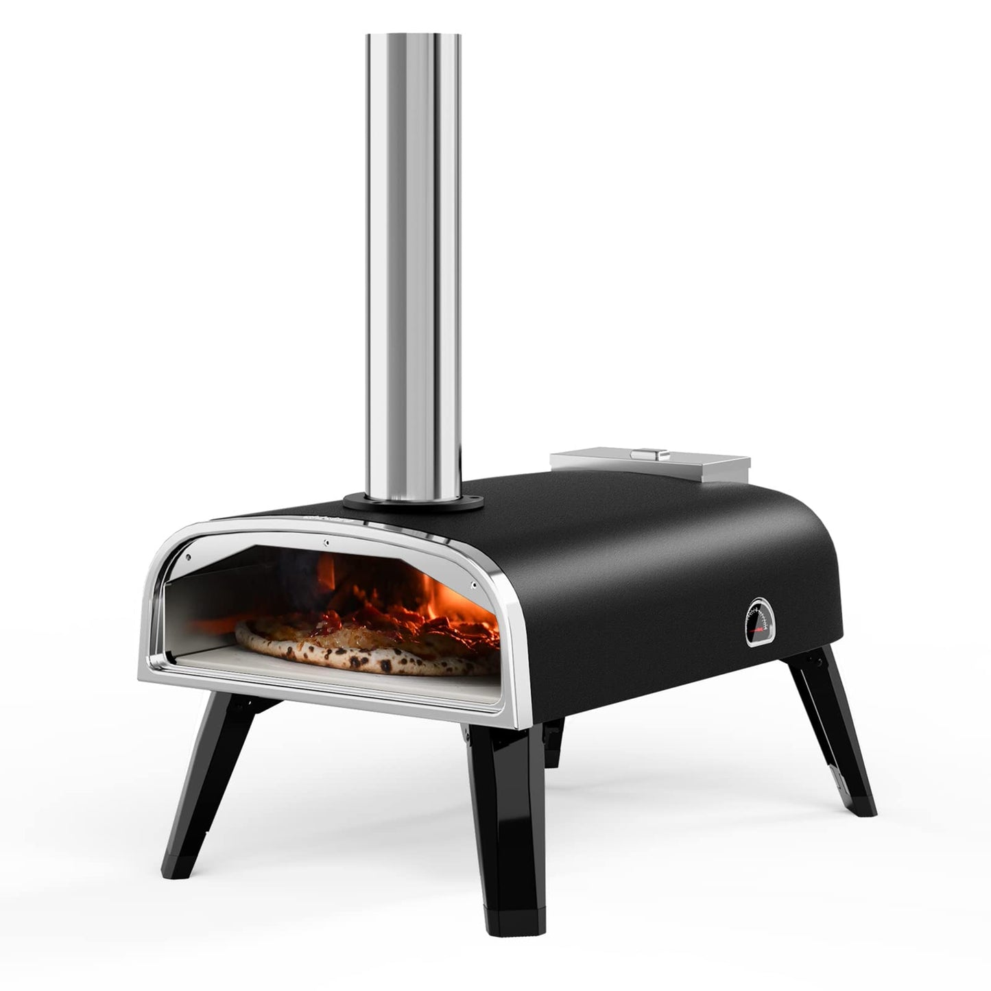 aidpiza Pizza Oven Outdoor 12" Wood Fired Pizza Ovens Pellet Pizza Stove for outside, Portable Stainless Steel Pizza Oven for Backyard Pizza Oven