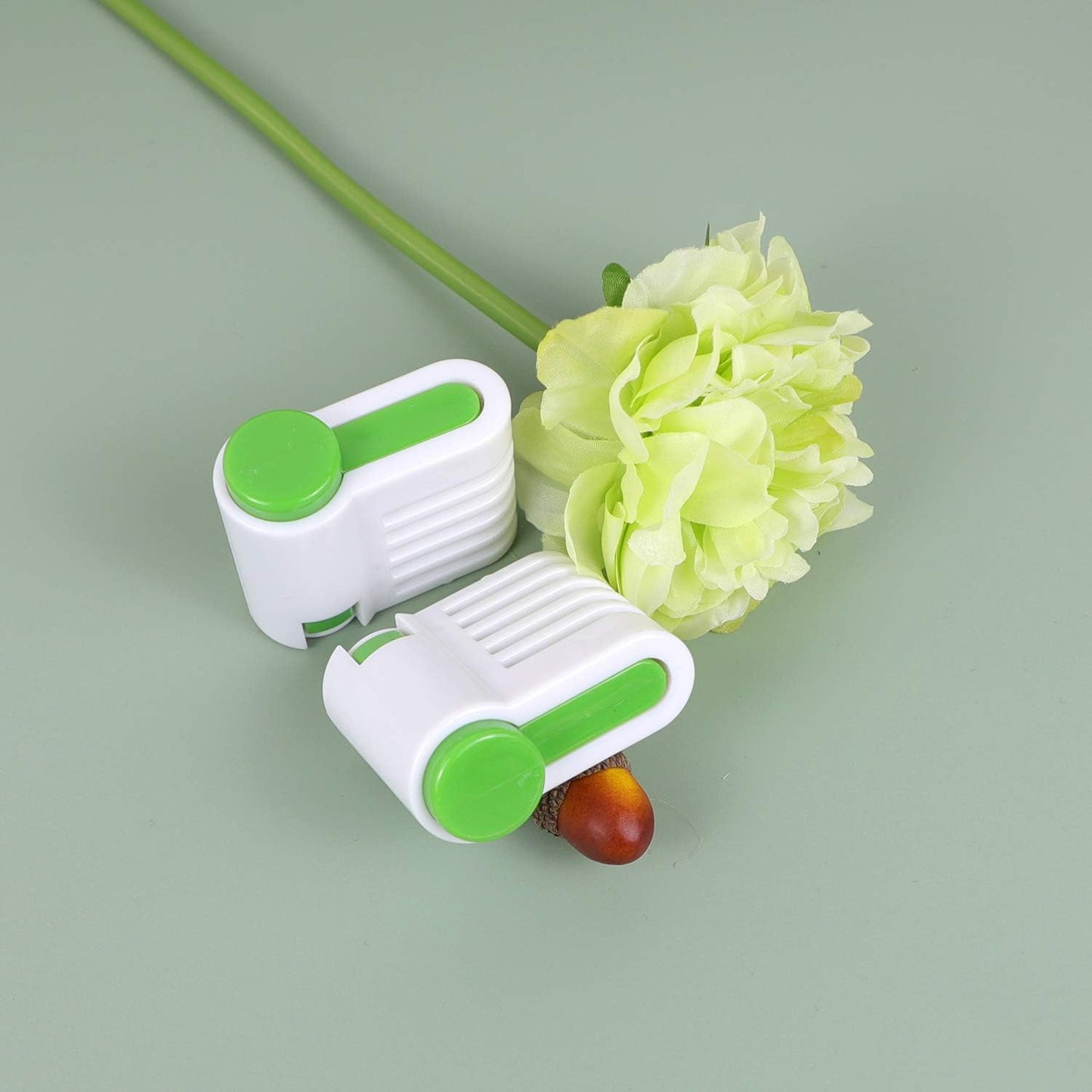 AUEAR, 2 Sets DIY Cake Leveler Slicer Adjustable Bread Cutter 5 Layers for Toast Kitchen Fixator Tool