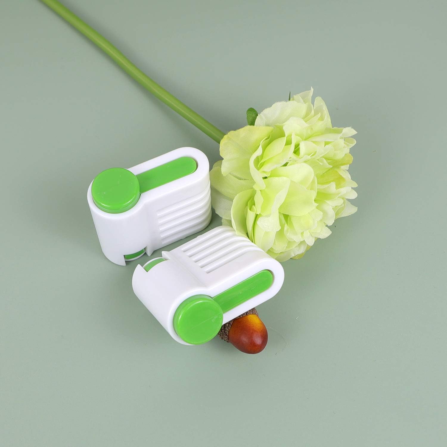 AUEAR, 2 Sets DIY Cake Leveler Slicer Adjustable Bread Cutter 5 Layers for Toast Kitchen Fixator Tool