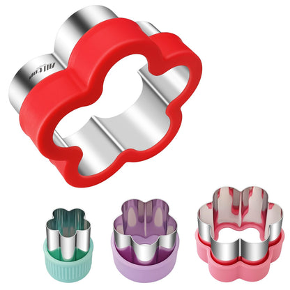 ALLTOP Round Cookie Cutter Set – 4 Different Sizes of Stainless Steel Biscuit Cutters for Baking, Donut, English Muffin, and More