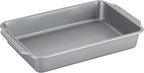 Farberware Nonstick Steel Bakeware Set with Cooling Rack, Baking Pan and Cookie Sheet Set with Nonstick Bread Pan and Cooling Grid, 10-Piece Set, Gray
