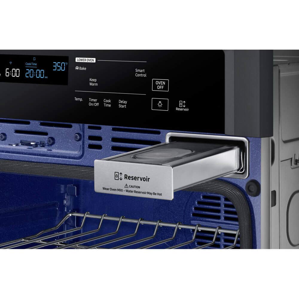 Samsung Appliance NV51K6650DS 30" 10.2 cu. ft. Całkowita pojemność Elektryczny podwójny piekarnik ścienny z górnym grillem, w stali nierdzewnej